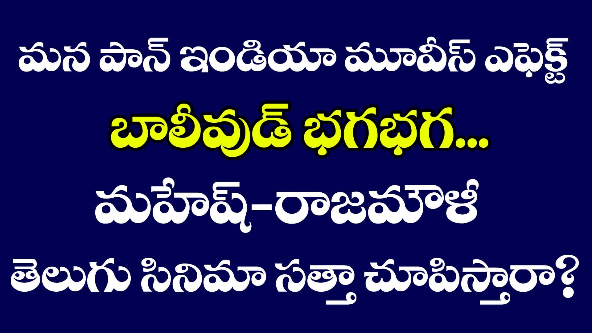 బాలీవుడ్ కి దడపుట్టిస్తున్న తెలుగు సినిమా : తన విజయ ప్రస్థానం కొనసాగిస్తుందా? Pan India Telugu Movies 2024-25